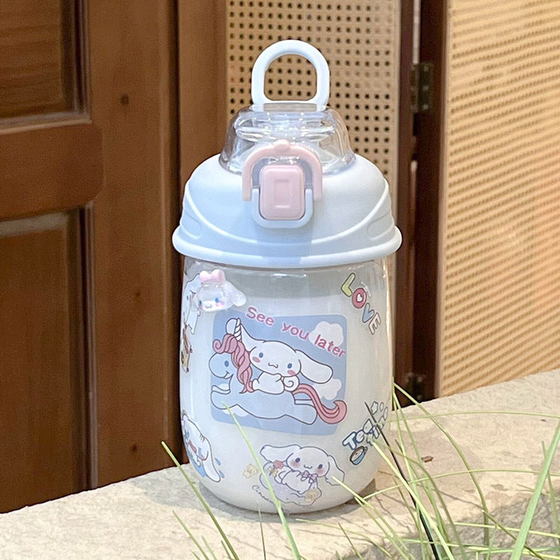 Playful BPA-Free Water Bottle With Leak-Proof Safety Closure for Women and Kids