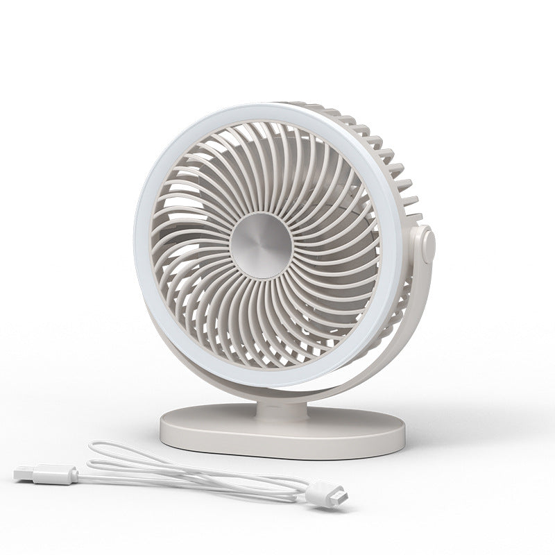 Portable USB Desk Fan with Adjustable Head Lightweight Compact Design