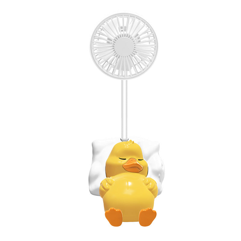 Portable Handheld Fan Women’s Duck Design Compact Adjustable Speed