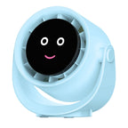 Whimsical Desktop Cooling Fan Quiet Portable Adjustable Angle Harrow