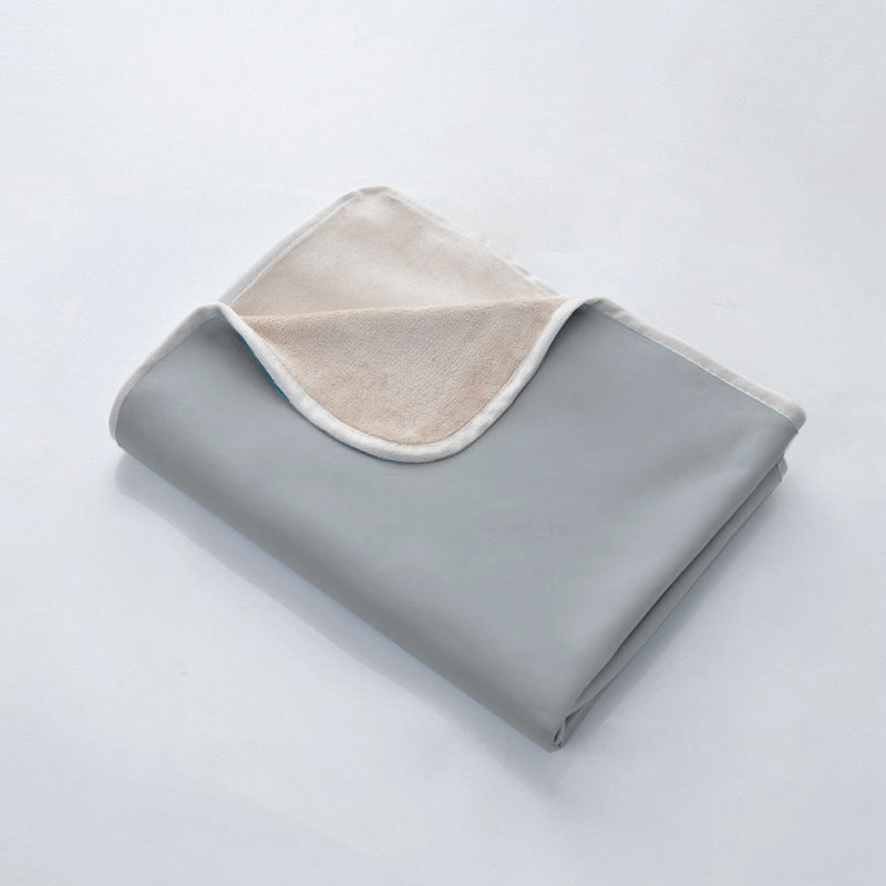 Brehn Cozy Reversible Fleece Blanket Soft Breathable Throw for Sofa Bed and Camping
