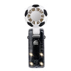 Portable Fan Compact Lightweight Adjustable Wind Speed with LED Light and Digital Display