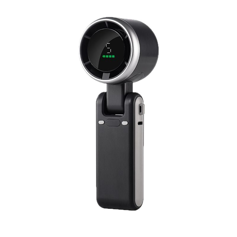 Portable Fan Lightweight Compact Rechargeable with Multiple Speeds and LED Battery Indicator