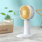Portable Mini Fan for Women USB Powered Flexible Tilt Compact Personal Fan