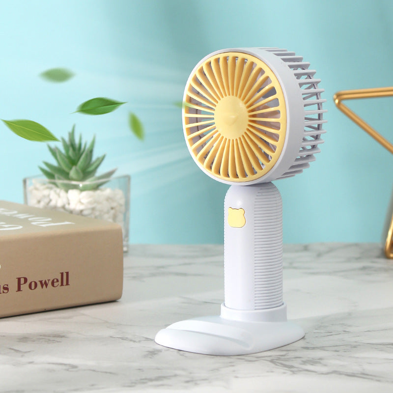Portable Mini Fan for Women USB Powered Flexible Tilt Compact Personal Fan