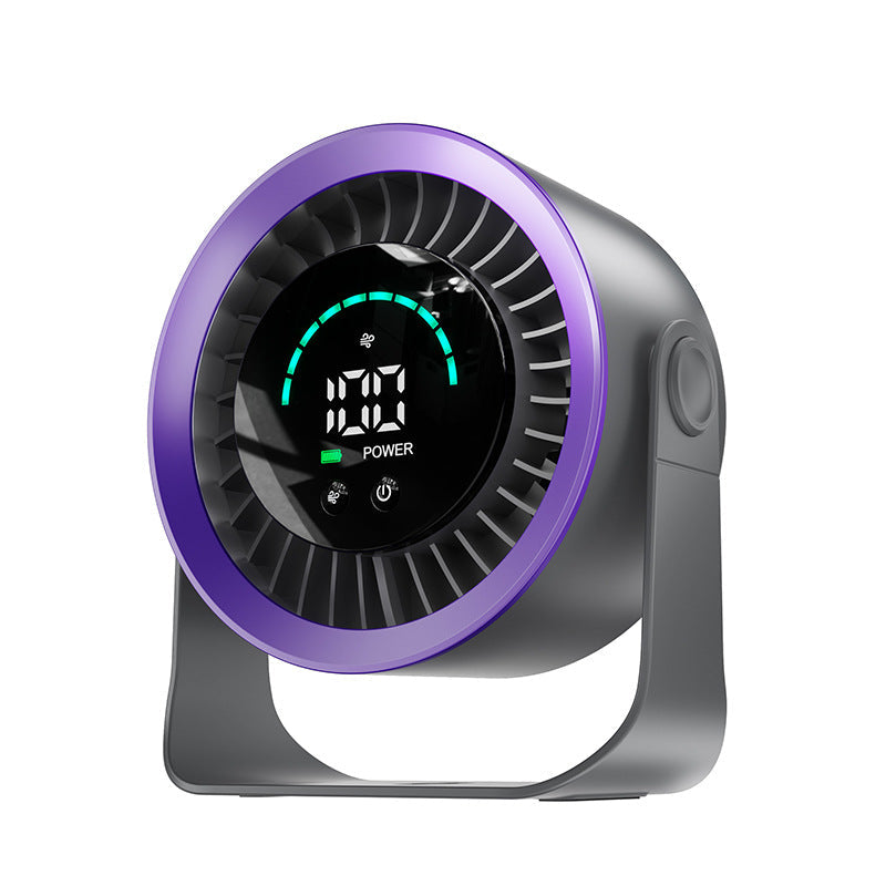 Portable Desk Fan USB Rechargeable Quiet Operation Adjustable Speed