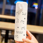 Insulated Water Bottle with Hello Kitty Design Leak-Proof BPA-Free for Women