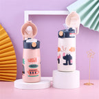Kids Sports Water Bottle Leak-Proof BPA-Free Eco-Friendly Ergonomic Grip Colorful Design
