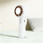 Women's Portable Handheld Fan with Spray Function USB Rechargeable Compact