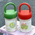 Eco-Friendly Water Bottle with Leak-Proof Seal and Carry Handle for Women