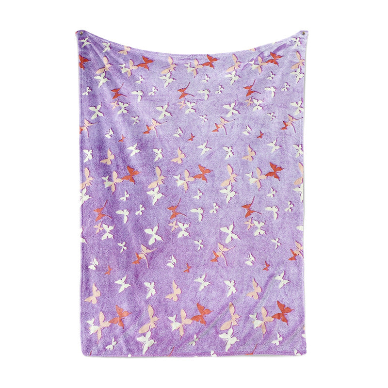 Brehn Unisex Dino Fleece Blanket Soft Warm Microfiber Kids Dinosaur Throw Blanket