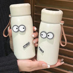 Funny Insulated BPA-Free Plastic Water Bottle with Carry Handle for Women and Kids