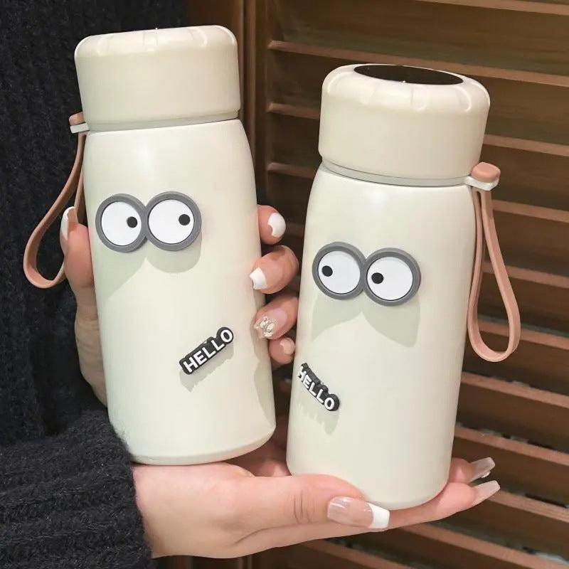 Funny Insulated BPA-Free Plastic Water Bottle with Carry Handle for Women and Kids