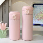 Ladies Stainless Steel Insulated Water Bottle with Leak-Proof Safety Cap Vacuum Thermos