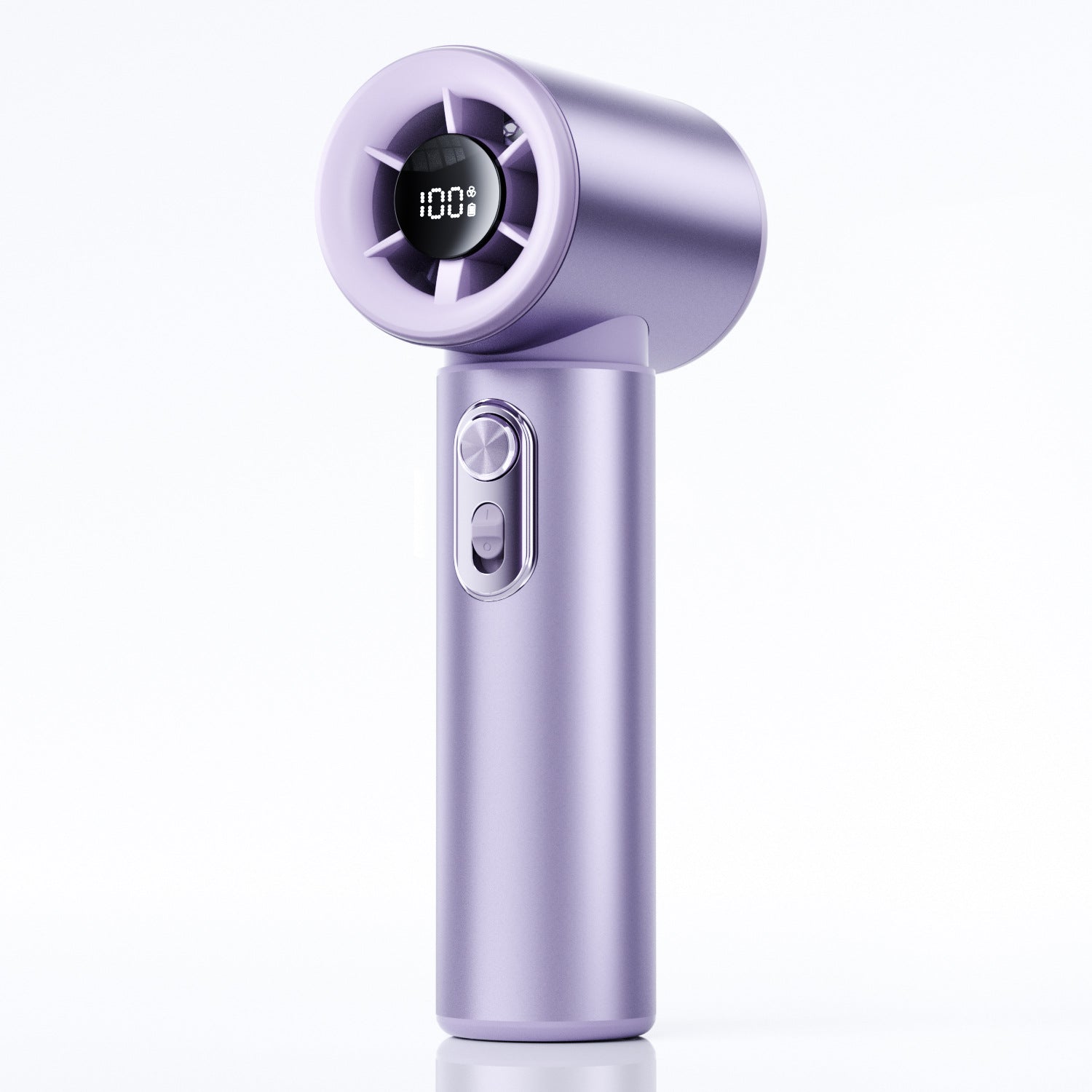 Handheld Digital Cooling Fan Portable Rechargeable with Digital Display and Multiple Speeds