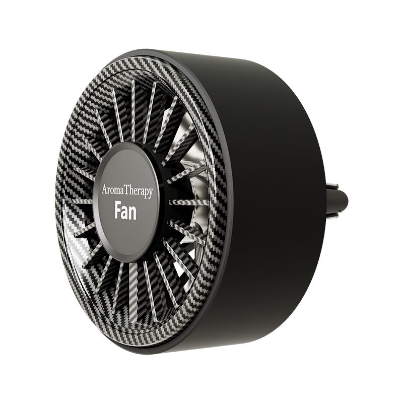 Aromatherapy Car Air Vent Fan with Adjustable Airflow and Essential Oil Diffuser