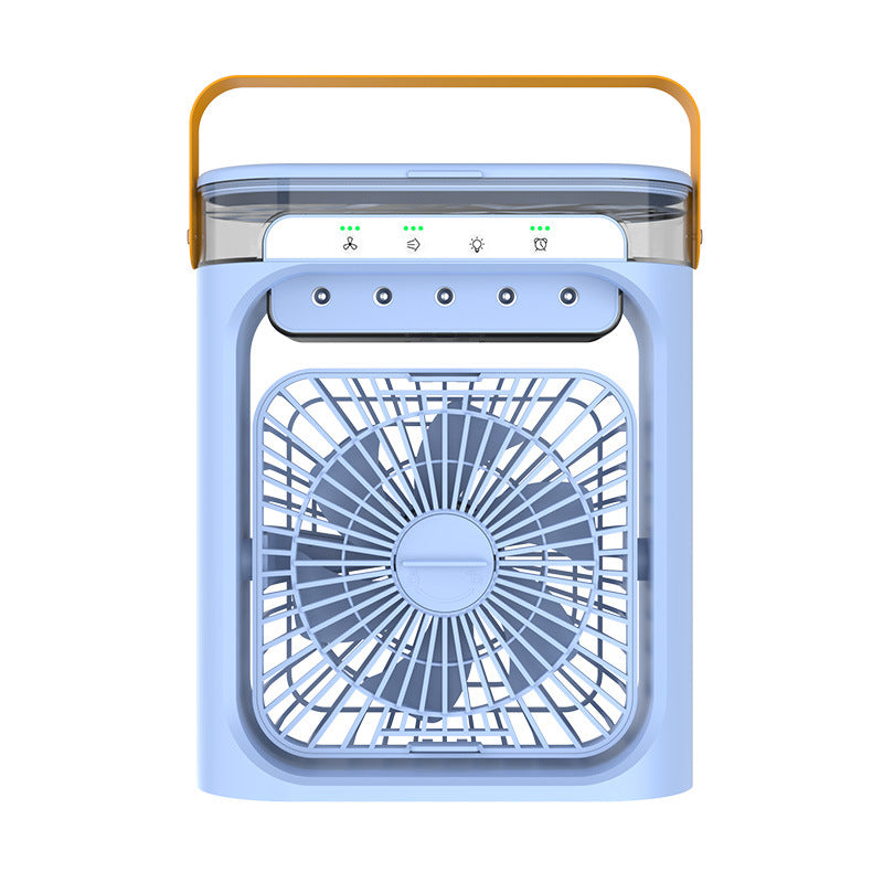 Portable Personal Fan with Handle 3-Speed Quiet Operation LED Display Compact Design