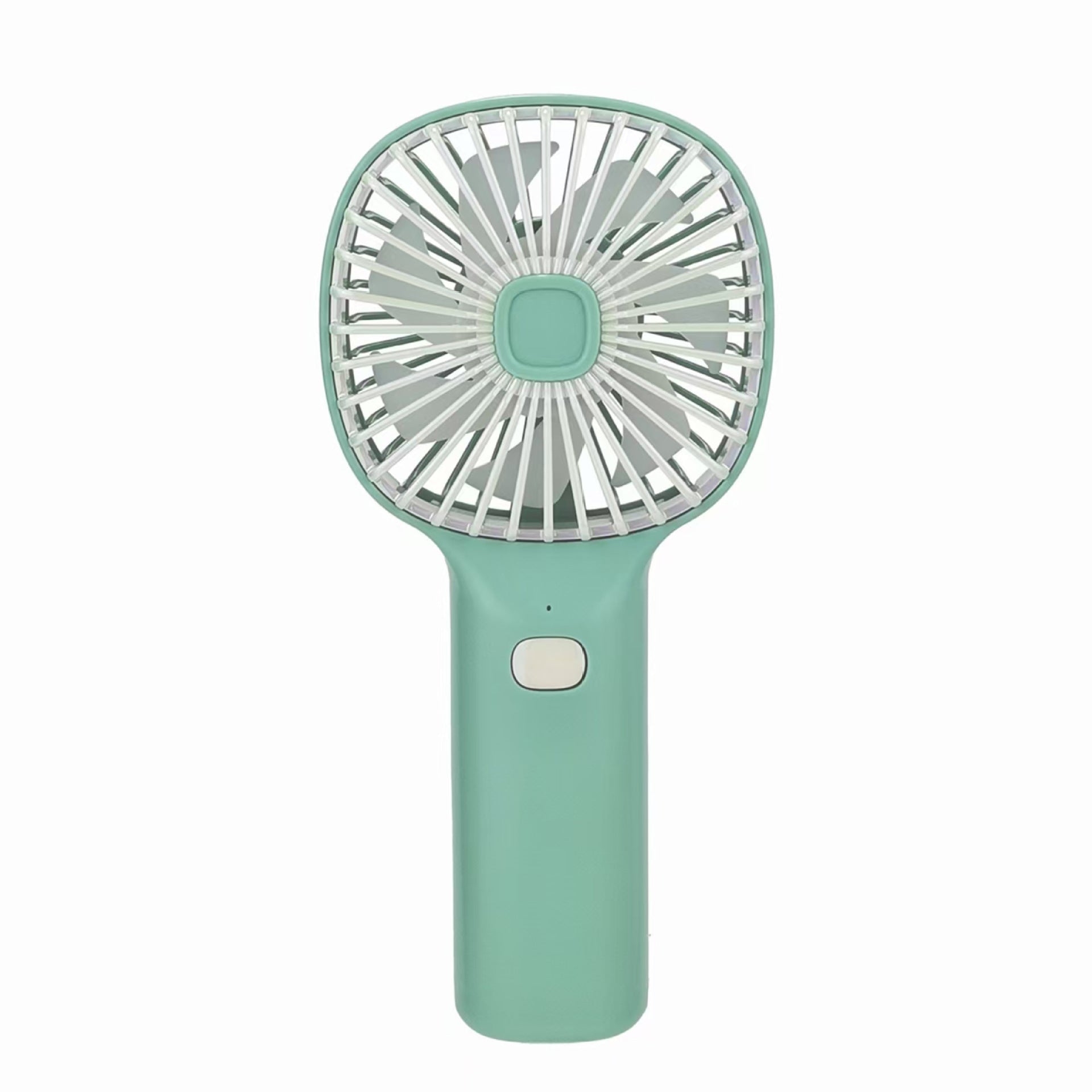 Portable Handheld Fan with Ergonomic Handle USB Rechargeable 3 Speed Settings