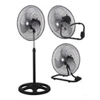 Unisex Stand Fan with Adjustable Height and Quiet Modes for Indoor Outdoor Use