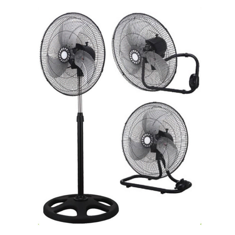 Unisex Stand Fan with Adjustable Height and Quiet Modes for Indoor Outdoor Use
