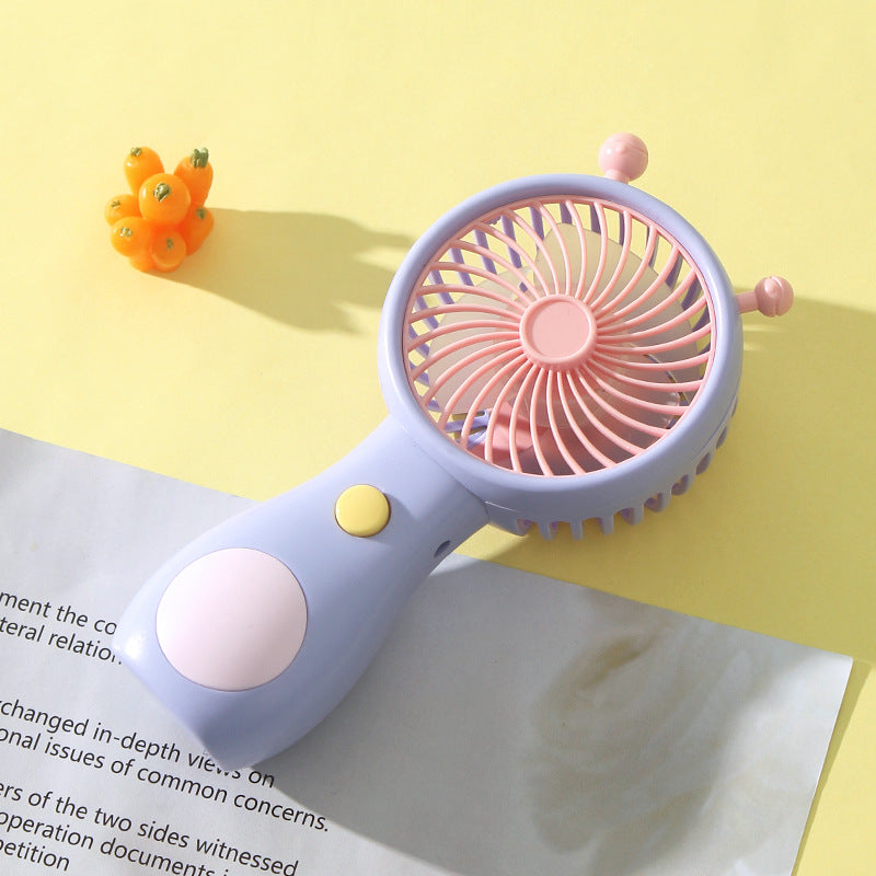 Portable Mini Fan Lightweight Battery Operated Handheld for Travel and Office