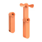 Portable Clip-On Fan Rechargeable Battery Adjustable Speed Quiet Breeze Compact Lightweight