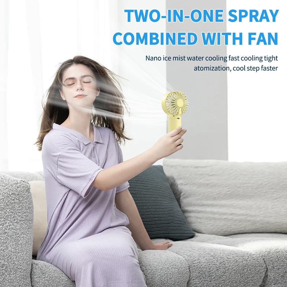 Portable Handheld Fan Lightweight Ergonomic Design Multiple Speeds Long Battery Life