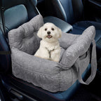Harrow Dog Car Seat with Adjustable Safety Belt Comfortable Padded Travel Seat for Small to Medium Dogs