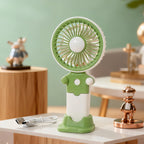 Portable USB Fan with Flexible Holder Lightweight Quiet Operation for Women