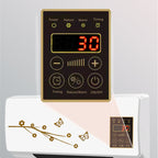 Wall Air Conditioner Digital Control Energy Efficient Quiet Operation with Remote and Timer