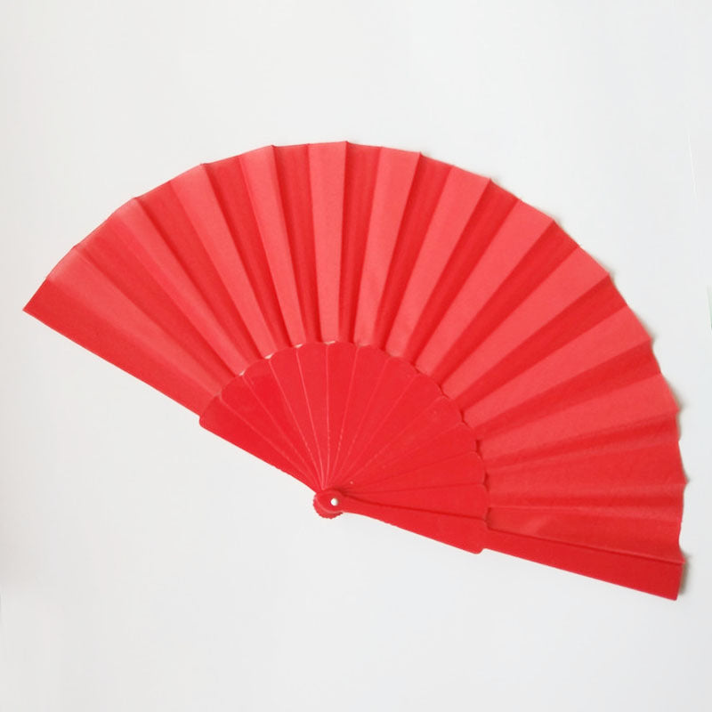 Ladies Hand Fan High-Quality Paper and Natural Wood Elegant Foldable Handheld Fan