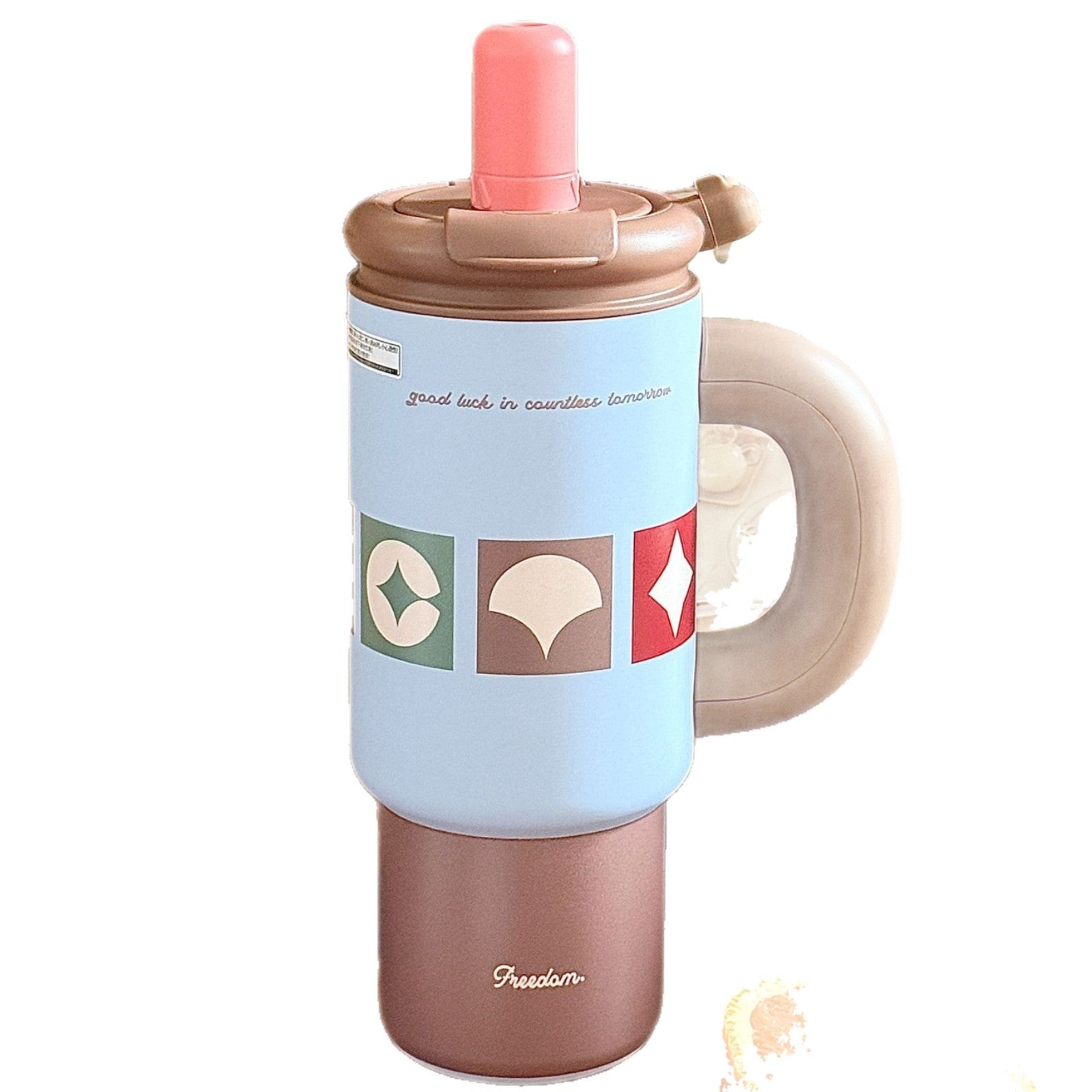 Women’s Multi-Purpose Insulated Drink Container Leak-Proof Lid Ergonomic Handle Large Capacity