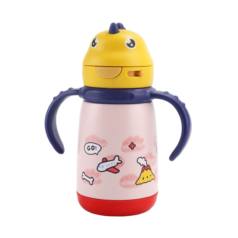 Children’s Spill-Proof Cup with Handles and Playful UFO Design BPA-Free Plastic