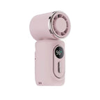 Portable Mini Fan USB Rechargeable with LED Display Lightweight Personal Cooling Fan for Women