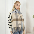 Ladies Fashionable Scarf Soft Material Long Size with Elegant Fringes