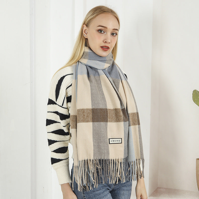 Ladies Fashionable Scarf Soft Material Long Size with Elegant Fringes