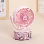 Mini Desk Fan High-Performance Compact Portable Quiet Cooling Fan Adjustable Angle