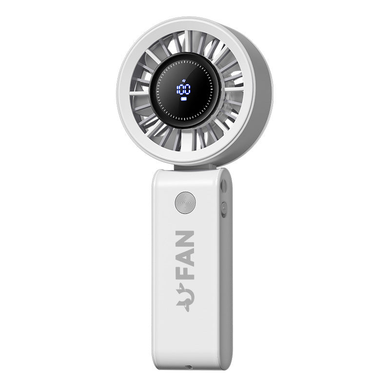 Portable Handheld Fan Rechargeable Battery Lightweight Quiet Motor Adjustable Speeds