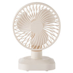 Portable Table Fan USB Rechargeable Multiple Speed Levels Compact Quiet Operation