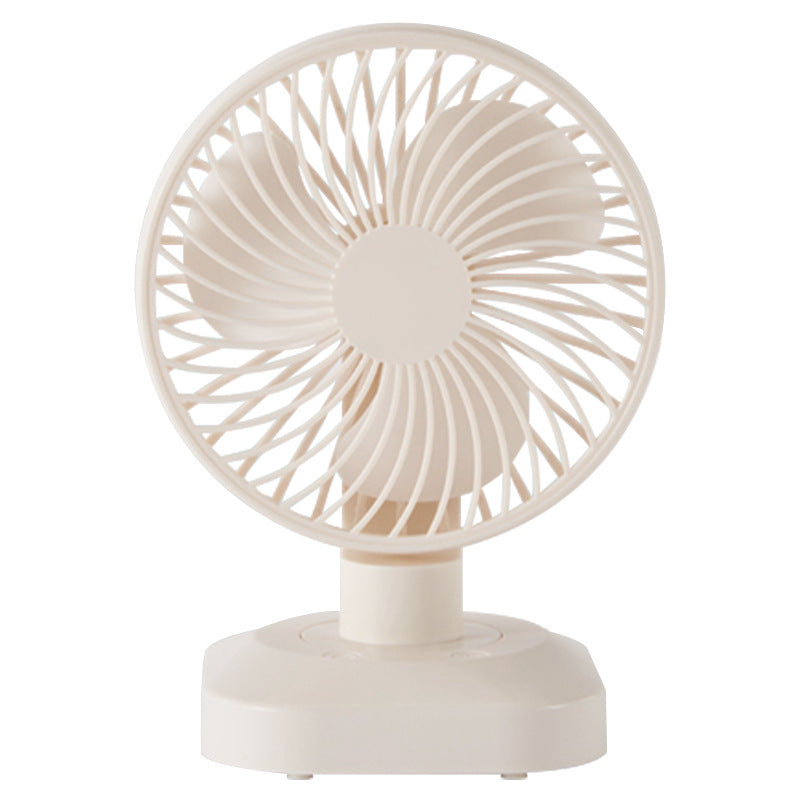 Portable Table Fan USB Rechargeable Multiple Speed Levels Compact Quiet Operation