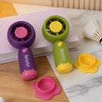 Portable USB Rechargeable Hand Fan for Women Lightweight Playful Design Compact Personal Cooling