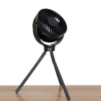 Harrow Portable Tripod Fan Adjustable Stand Quiet Operation Compact Design