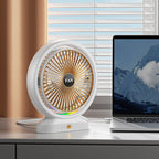 Personalized Desk Fan Quiet Operation Adjustable Speed 360° Rotation Compact Design