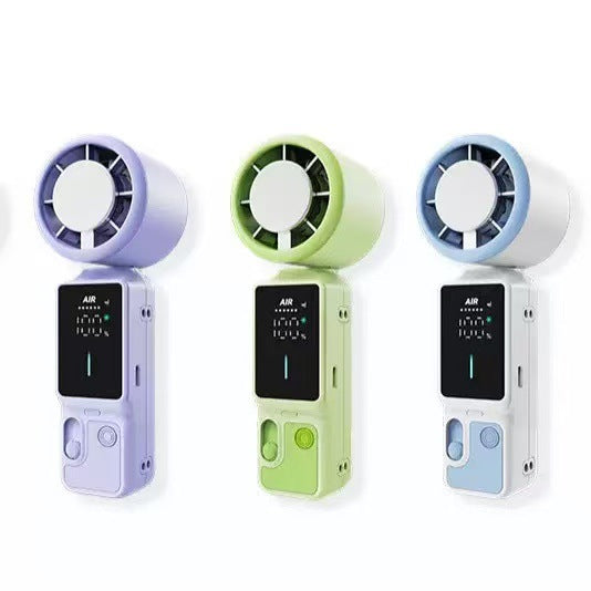 Portable Mini Fan Compact Lightweight Quiet Operation Touchscreen Controls