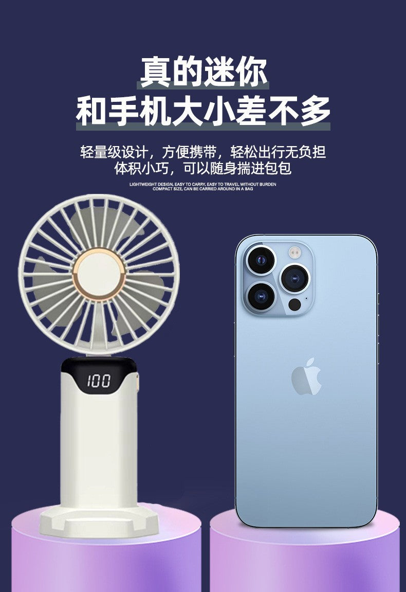 Portable Mini Fan Lightweight Rechargeable Personal Cooling Fan with Multiple Speeds