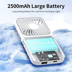 Portable Handheld Rechargeable Fan Compact Lightweight Personal Cooling Device