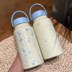 Women’s Insulated Stainless Steel Water Bottle with Carry Handle Leak-Proof Design