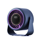 Harrow Portable Handheld Fan with Digital Speed Display Lightweight Ergonomic Design