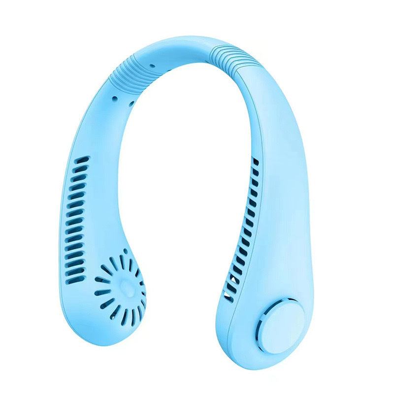 Portable Personal Air Conditioner Fan Lightweight Wearable Neck Cooler with Adjustable Speeds and Long Battery Life