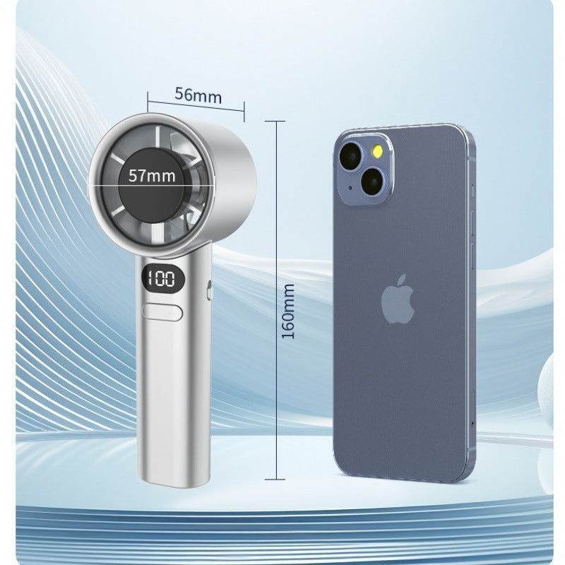 Portable Handheld Fan Lightweight Battery Operated Compact Cooling Fan for Women